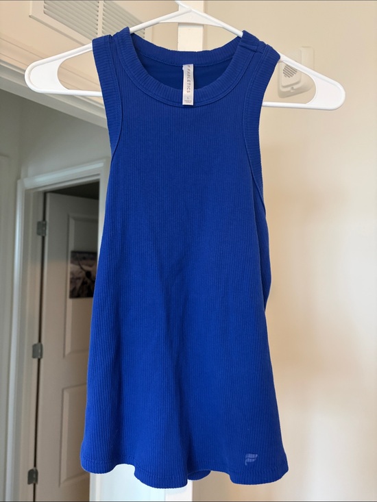Fabletics Tops - Fabletics Royal Blue Ribbed Tank Top